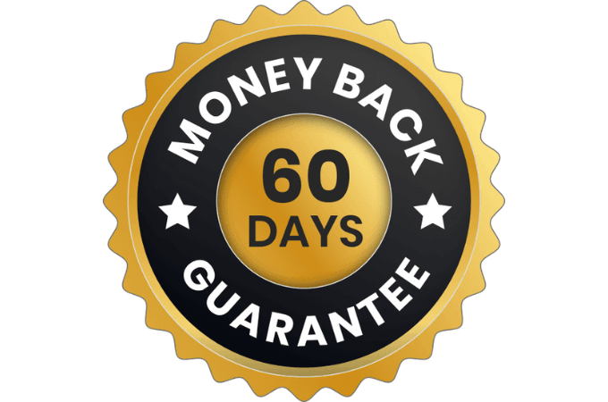 60 days Money Back Guarantee